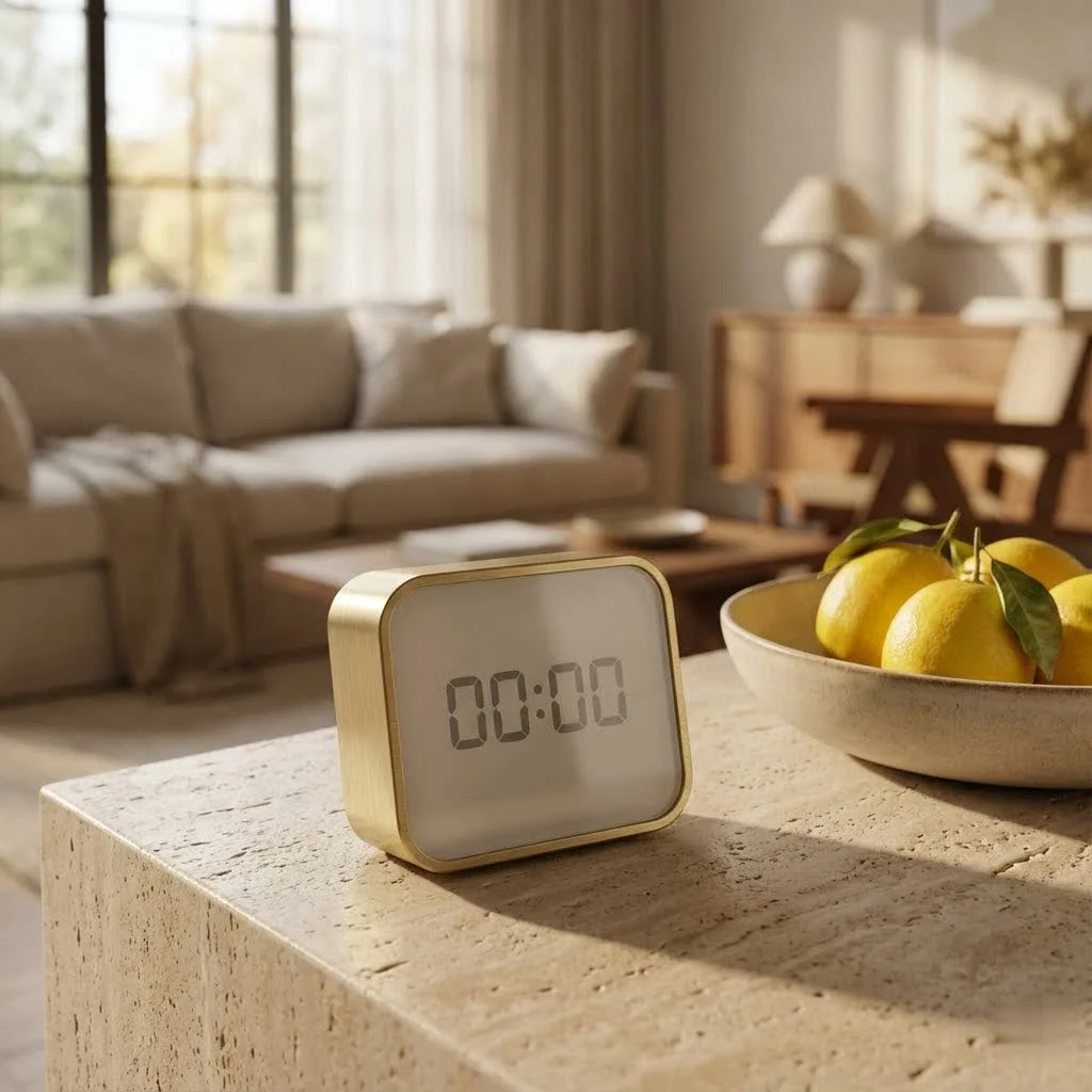 Digital kitchen timer with large, clear display