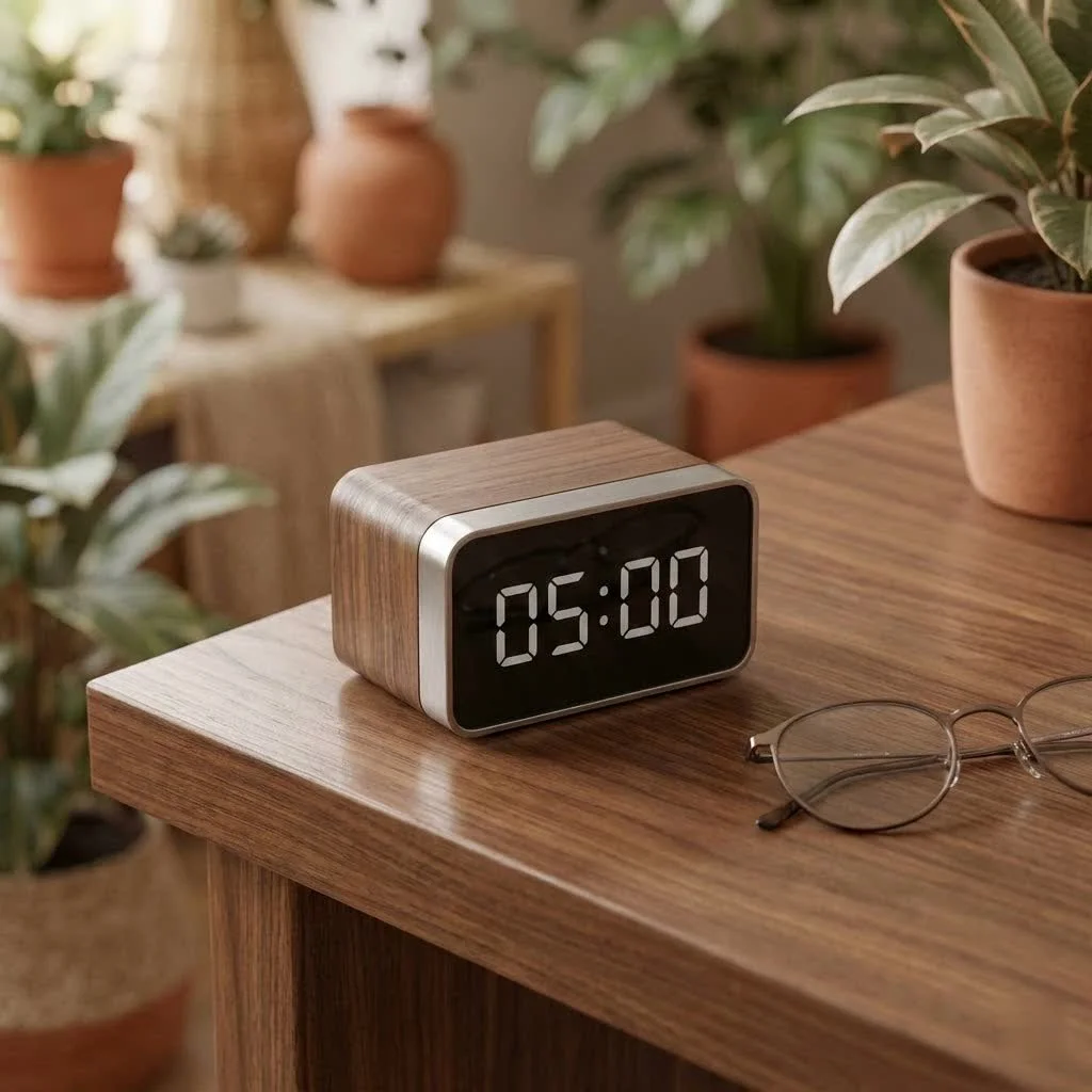 Large digital timer with clear, bright display