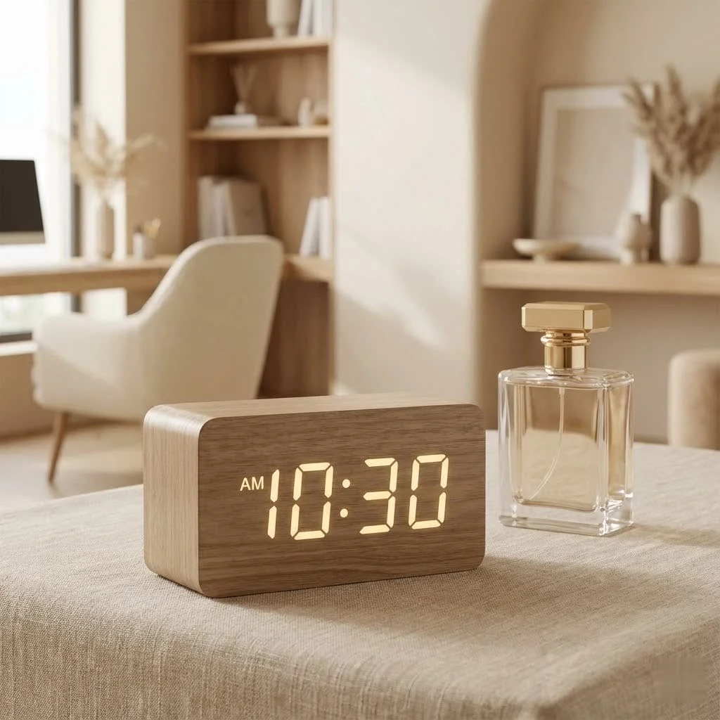 Digital sand timer displaying a countdown