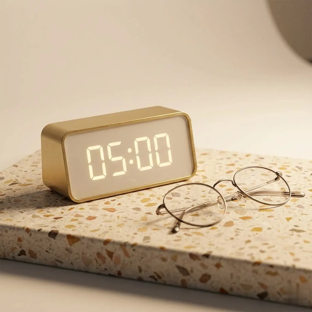 Digital chess timer displaying game time