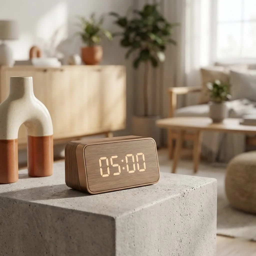 Digital clock timer online interface showing time and controls