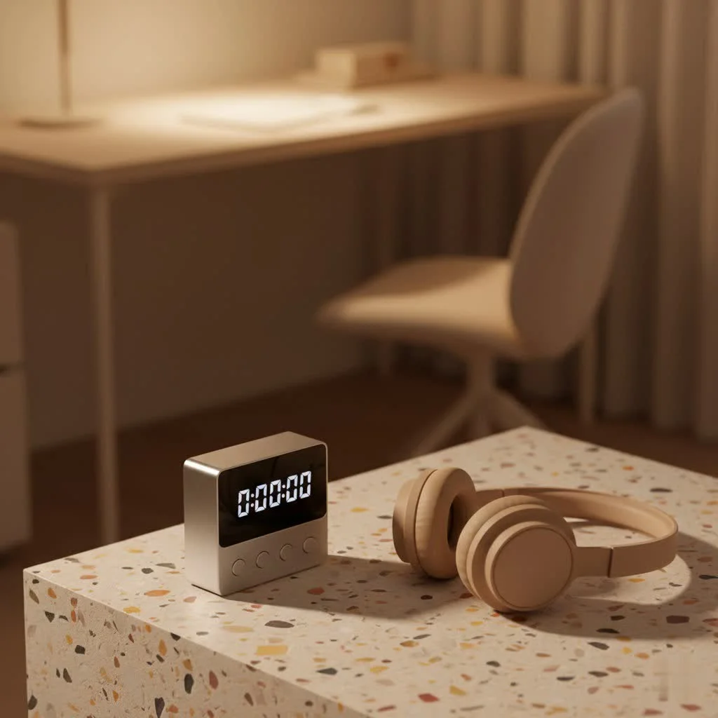 Digital timer displaying current time and programmed schedule